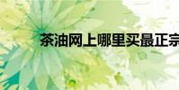 茶油網上哪里買最正宗(茶油網)