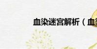 血染迷宮解析(血染迷宮)