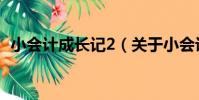 小會計成長記2(關于小會計成長記2簡介)