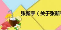 張新宇(關于張新宇介紹)