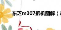 東芝m307拆機圖解(東芝m307)
