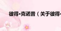 彼得·克諾普(關于彼得·克諾普介紹)