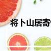 將卜山居寄懷（關于將卜山居寄懷簡介）