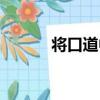 將口道中（關于將口道中簡介）