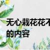 無心栽花花不開無心插柳柳成蔭是小學幾年級的內容
