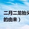 二月二龍抬頭的由來螞蟻莊園（二月二龍抬頭的由來）