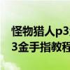 怪物獵人p3金手指教程ppsspp（怪物獵人p3金手指教程）