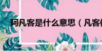 阿凡客是什么意思(凡客體是什么意思)