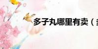 多子丸哪里有賣(多子丸)