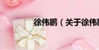 徐偉鵬(關于徐偉鵬介紹)