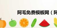 阿毛免費模板網(阿毛模板)