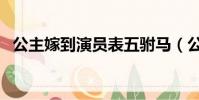 公主嫁到演員表五駙馬(公主嫁到演員表)