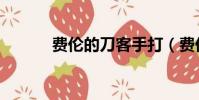 費倫的刀客手打(費倫的刀客)