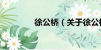 徐公橋(關于徐公橋介紹)