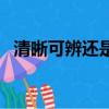 清晰可辨還是清晰可辯（清晰可辨的意思）