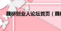 魏橋創業人論壇首頁(魏橋創業人論壇)