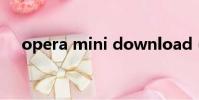 opera mini download(operamini)