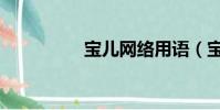 寶兒網絡用語(寶兒網)
