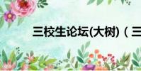 三校生論壇(大樹)(三校生論壇)