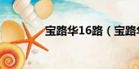 寶路華16路(寶路華19路)