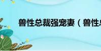 獸性總裁強寵妻(獸性總裁柔弱妻)