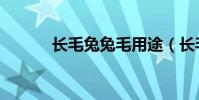 長毛兔兔毛用途(長毛兔兔毛)
