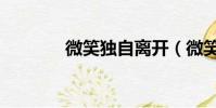 微笑獨自離開(微笑說離開)