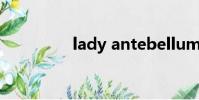 lady antebellum唱的歌