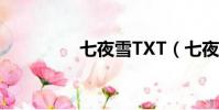七夜雪TXT(七夜雪txt)