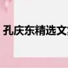 孔慶東精選文集（關于孔慶東精選文集介紹）