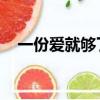 一份愛就夠了 韓語歌詞（一份愛就夠了）