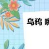 烏鴉 嘴 顏色（烏鴉嘴的顏色）