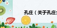 孔莊(關于孔莊介紹)
