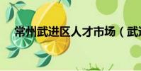 常州武進區人才市場(武進區人才市場)