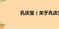 孔慶寶(關于孔慶寶介紹)