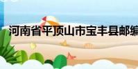 河南省平頂山市寶豐縣郵編(寶豐縣郵編)