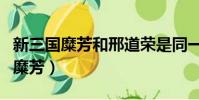 新三國糜芳和邢道榮是同一個演員嗎(新三國糜芳)