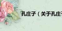 孔莊子(關于孔莊子介紹)
