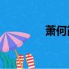 蕭何簡介50字（蕭何簡介）