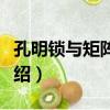 孔明鎖與矩陣博士（關于孔明鎖與矩陣博士介紹）