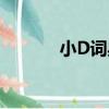 小D詞典（關于小D詞典簡介）
