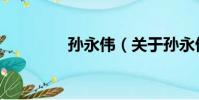 孫永偉(關于孫永偉介紹)
