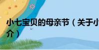 小七寶貝的母親節(關于小七寶貝的母親節簡介)