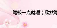 駕校一點就通(欣然駕校一點通)