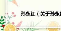 孫永紅(關于孫永紅介紹)