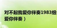 對不起我愛你伴奏1983組合MP3(對不起我愛你伴奏)