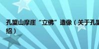 孔望山摩崖“立佛”造像(關于孔望山摩崖“立佛”造像介紹)