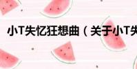 小T失憶狂想曲(關于小T失憶狂想曲簡介)