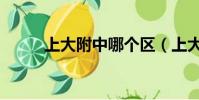 上大附中哪個區(上大附中好嗎)