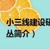 小三線建設研究論叢（關于小三線建設研究論叢簡介）
